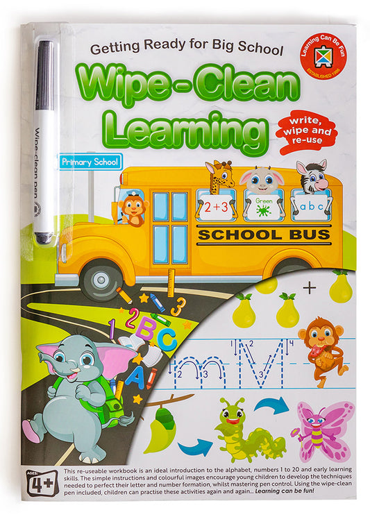 BOOK LCBF WIPE CLEAN LEARNING GETTING READY FOR BIG SCHOOL   G59377