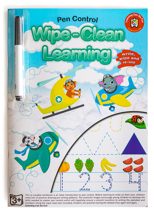 BOOK LCBF WIPE CLEAN LEARNING PEN CONTROL   G59379