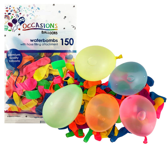 BALLOONS ALPEN WATERBOMB ASST COL 150'S   G60059