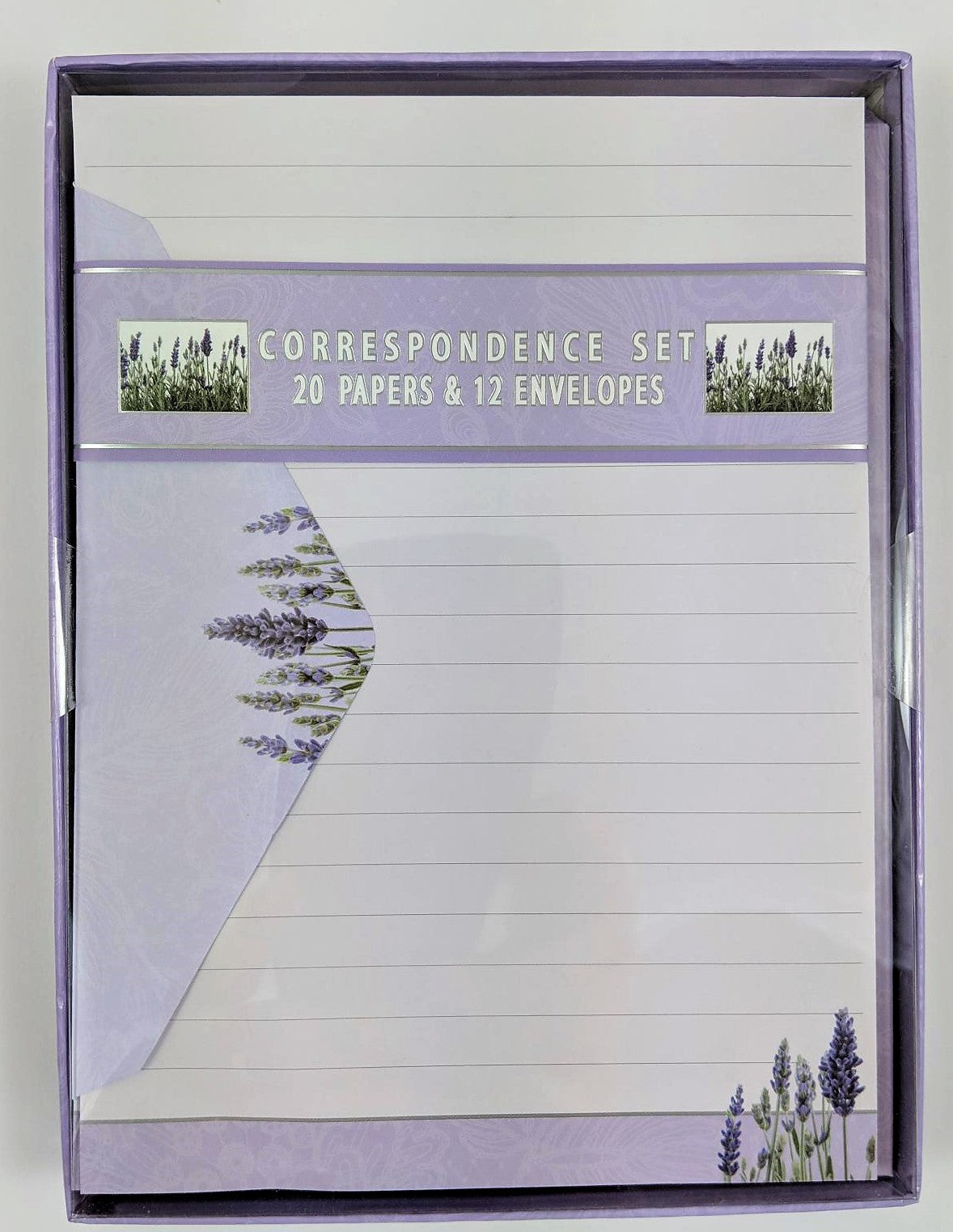 CORRESPONDENCE SET OZCORP LAVENDER 20SHT 12ENV   G60318