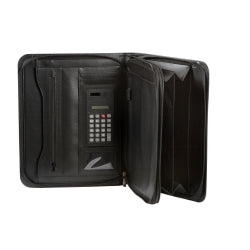 COMPENDIUM SPIRAX A4 ZIPPERED EXECUTIVE BLACK   G62993