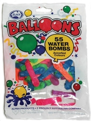 BALLOONS ALPEN WATERBOMB 55'S   G64364
