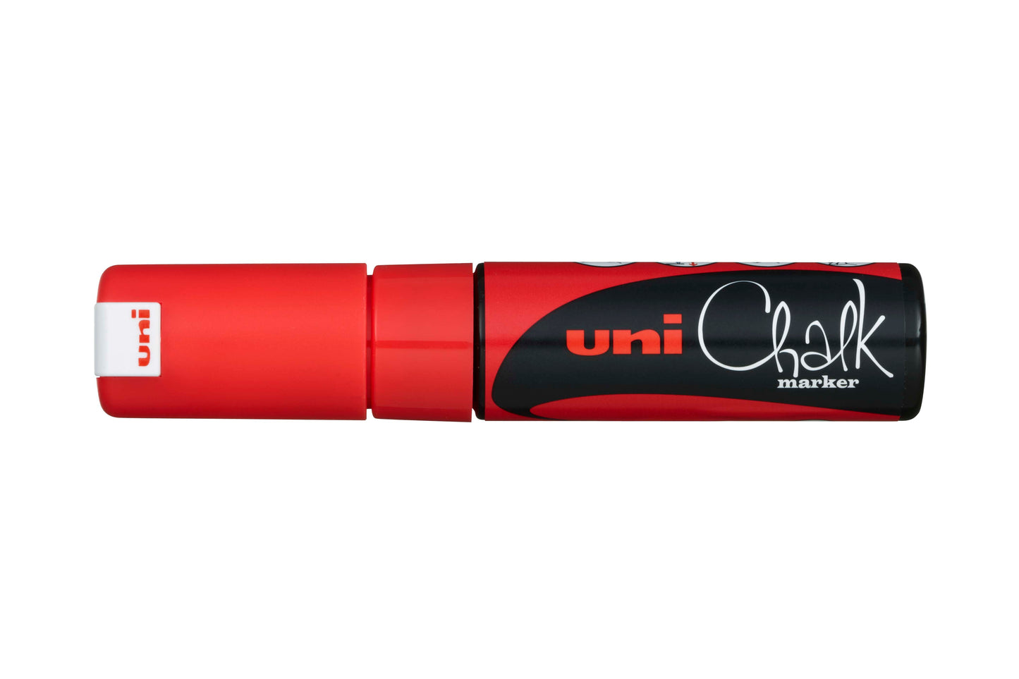 MARKER CHALK UNI 8MM CHISEL TIP RED   G64551E