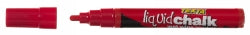 MARKER LIQUID CHALK TEXTA WET WIPE BULLET RED   G64793