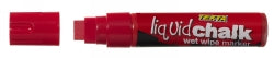 MARKER LIQUID CHALK TEXTA WET WIPE JUMBO RED   G64801