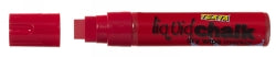 MARKER LIQUID CHALK TEXTA DRY WIPE JUMBO RED   G64817