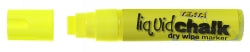 MARKER LIQUID CHALK TEXTA DRY WIPE JUMBO YELLOW   G64819