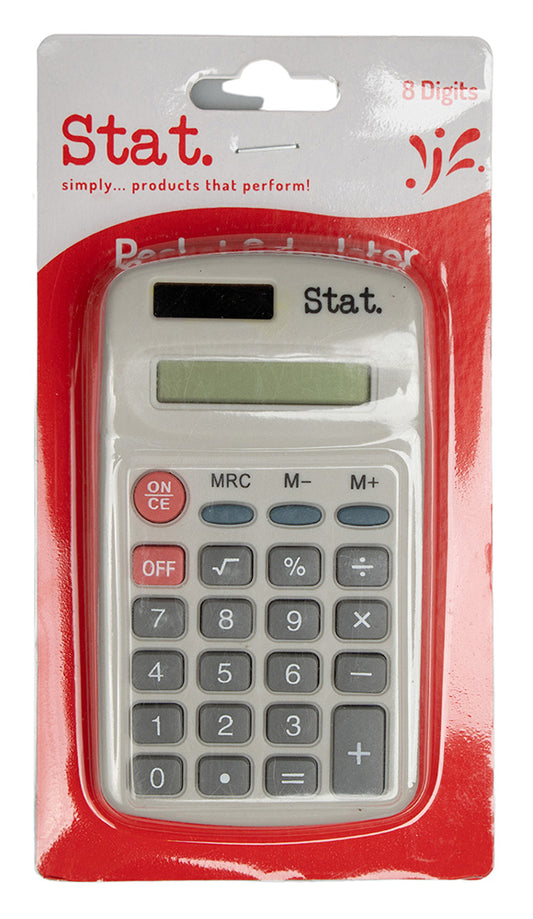 CALCULATOR STAT SCA9008 8 DIGIT SCHOOL POCKET   G65011