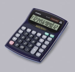 CALCULATOR CASIO WD220MS 12 DGT D/TOP W/PROOF   G65016