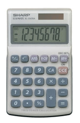 CALCULATOR SHARP EL240 8 DIGIT DUAL PWR   G65151