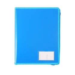 BINDER BANTEX A4 2 D-RING 25MM ZIPPERED BLUEBERRY   G65405