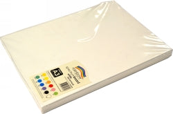 CARDBOARD RAINBOW A3 SPECTRUM 220GSM WHITE PK100   G65413