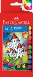 OIL PASTELS FABER-CASTELL ASST BX12   G65492