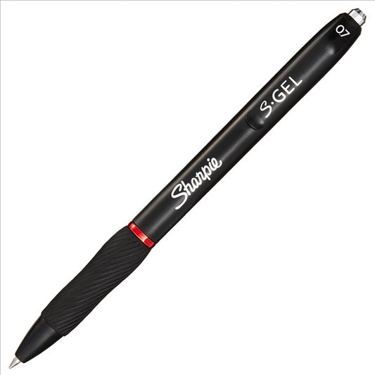 PEN SHARPIE RETRACTABLE GEL PEN POINT 0.7MM RED   G68205