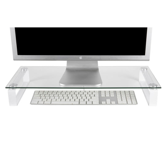 MONITOR STAND ESSELTE 60CM GLASS   G70339