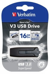 USB DRIVE VERBATIM V3.0 STORE'N'GO 16GB   G70556