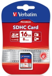 MEMORY CARD VERBATIM CLASS 10 SDHC 16GB   G70565