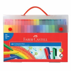 MARKER FABER-CASTELL CONNECTOR GIFT CASE OF 40   G70998