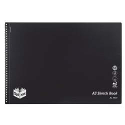 SKETCH BOOK SPIRAX P533 PP A3 S/O 40PG BLACK   G71137