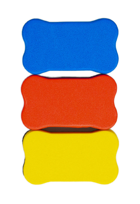 WHITEBOARD ERASER GNS SMALL MAGNETIC ASSORTED   G71385