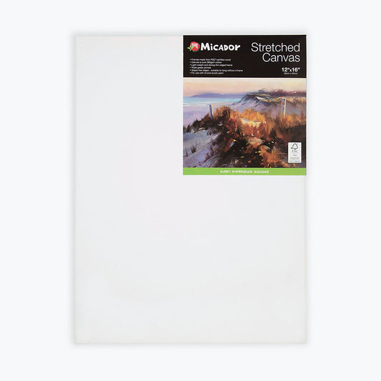 CANVAS MICADOR 305X406MM (12X16IN) STRETCHED   G71551