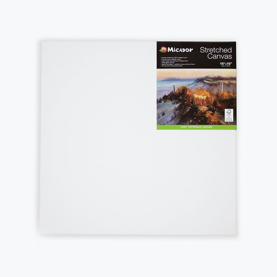 CANVAS MICADOR 406X406MM (16X16IN) STRETCHED   G71552