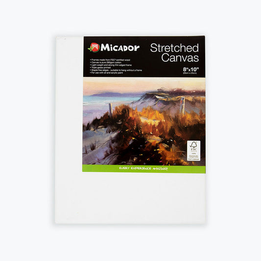 CANVAS MICADOR 203X254MM (8X10IN) STRETCHED   G71554