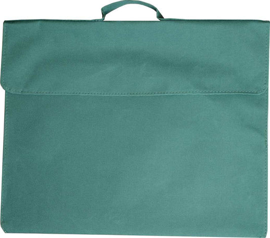 LIBRARY BAG OSMER 370X300MM POLYESTER 600D GREEN   G71607