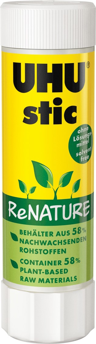 GLUE STIC UHU 40G RENATURE (21516)   G73975