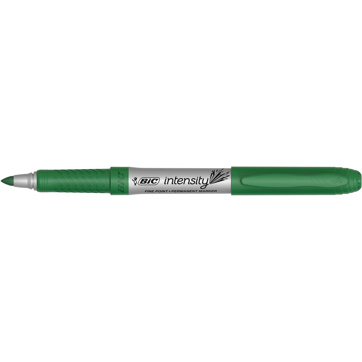 PERMANENT MARKER BIC INTENSITY 1.1MM FINE TIP GREEN PG BX12  Special Order Only G74961