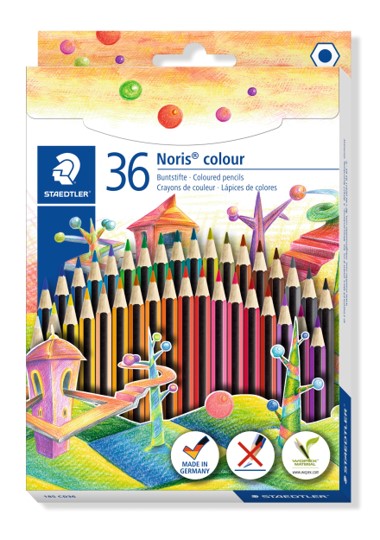 PENCIL COLOURED STAEDTLER NORIS COLOUR BX36 (MULTIPLE ORDER REQ 5)  G75186