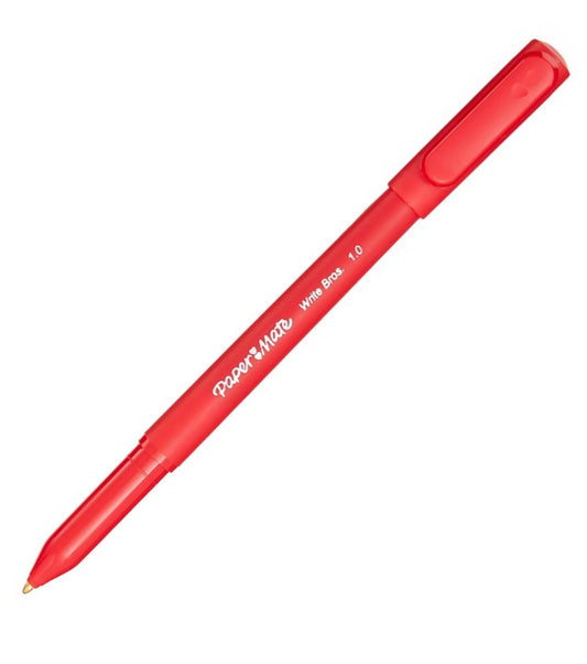 PEN PAPERMATE 1.0MM WRITE BROS RED   G77594