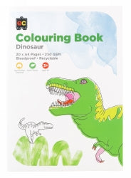 BOOK COLOURING EC DINOSAURS   G77717