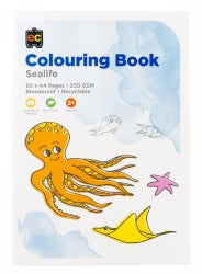 BOOK COLOURING EC SEALIFE   G77719