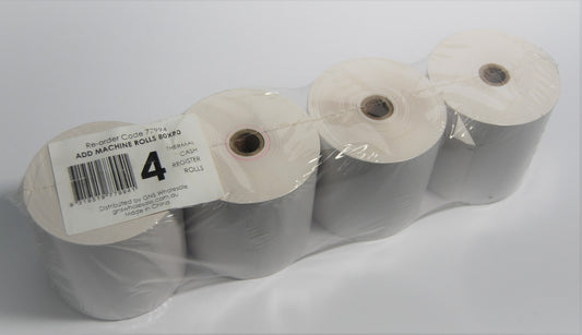 ADD MACHINE ROLLS GNS 80X80 70GSM THERMAL   G77994