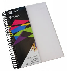VISUAL ART DIARY QUILL A5 BRIGHTS FROSTED 60LF   G78750