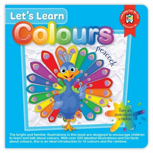 LETS LEARN BOOK LCBF COLOURS BOARD BOOK   G79200