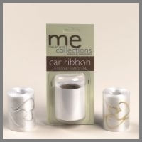 WEDDING CAR RIBBON WHITE 6M   G80305