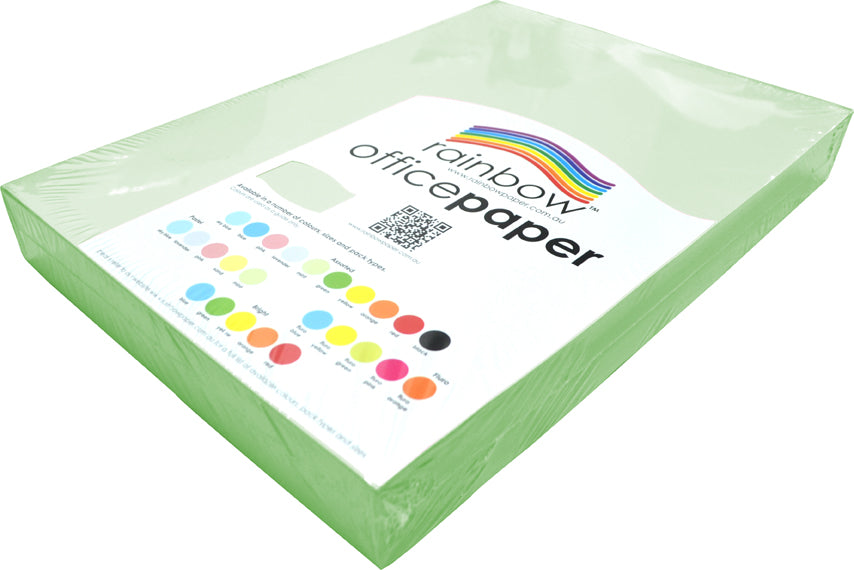 COPY PAPER RAINBOW A3 80GSM MINT PK500   G82507