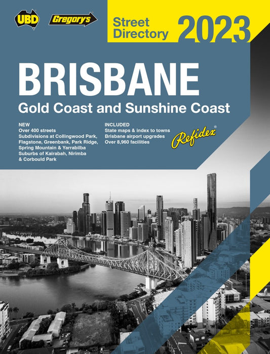 STREET DIRECTORY UBD/GRE 2022 GOLD COAST REFIDEX 24RD EDITION   G83057