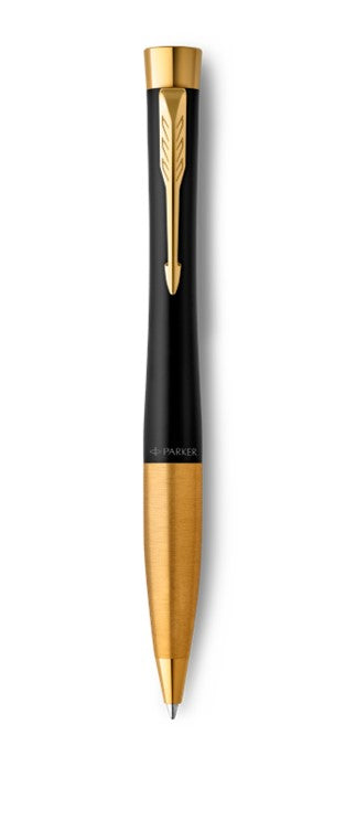 PEN PARKER URBAN TWIST BLACK GOLD TRIM BALLPOINT GIFT BOX   G83550