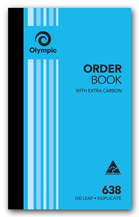 ORDER BOOK OLYMPIC 638 DUP 8X5 100LF (07445)   G83831