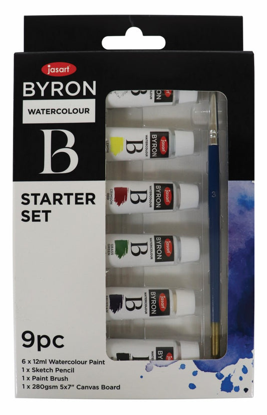 WATER COLOUR JASART BYRON STARTER SET 9   G84060