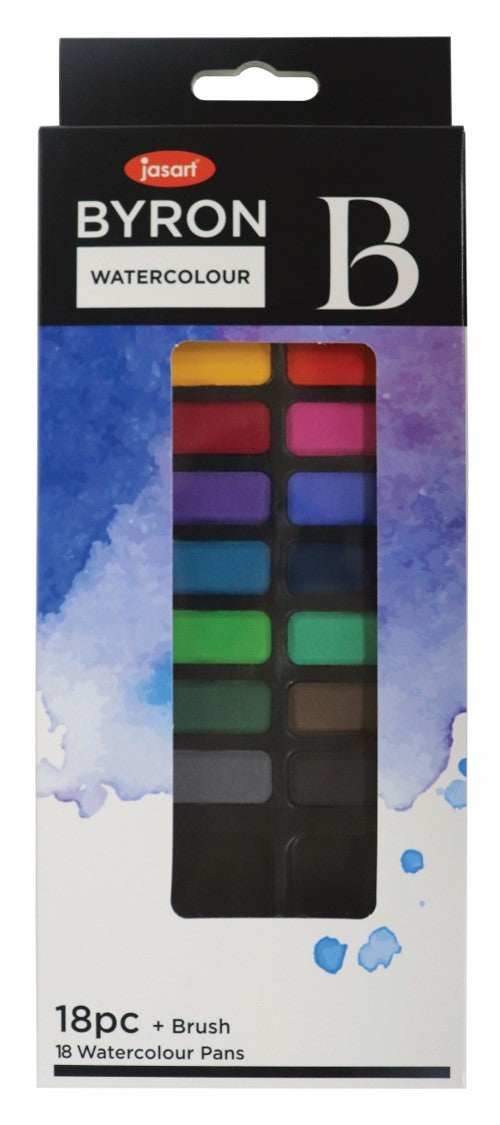 WATERCOLOUR TIN JASART BYRON SET 18   G84063
