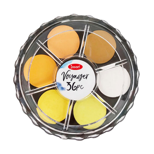 WATER COLOUR DISCS JASART VOYAGER SET 36PC   G84069