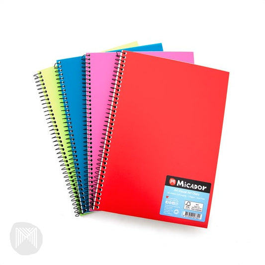 VISUAL ART DIARY MICADOR A4 ASST COLOURS   G84365