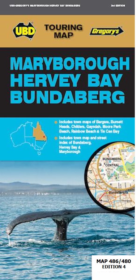 MAP UBD/GRE MARYBOROUGH HERVEY BAY BUNDABERG MAP 480/486 4TH ED   G84931