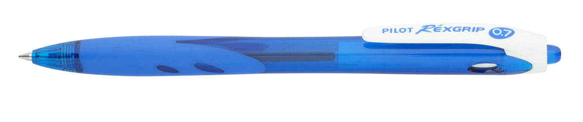 PEN PILOT BEGREEN REXGRIP 0.7MM FINE RETRACTABLE BALLPOINT BLUE   G84958