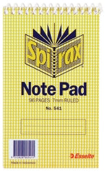 NOTEBOOK SPIRAX 541 147X87MM TOP OPENING 96PG PK20   G85410