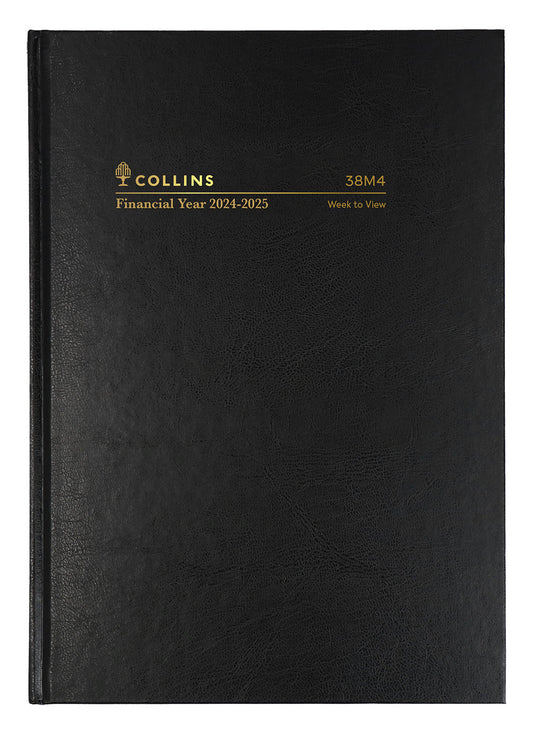 DIARY COLLINS FINANCIAL YEAR 24-25 A5 38M4 P99 WTV BLACK   G85518